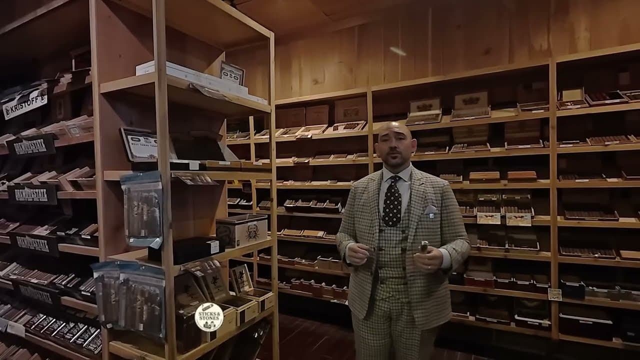 Inside the humidor — Sticks & Stones Cigars